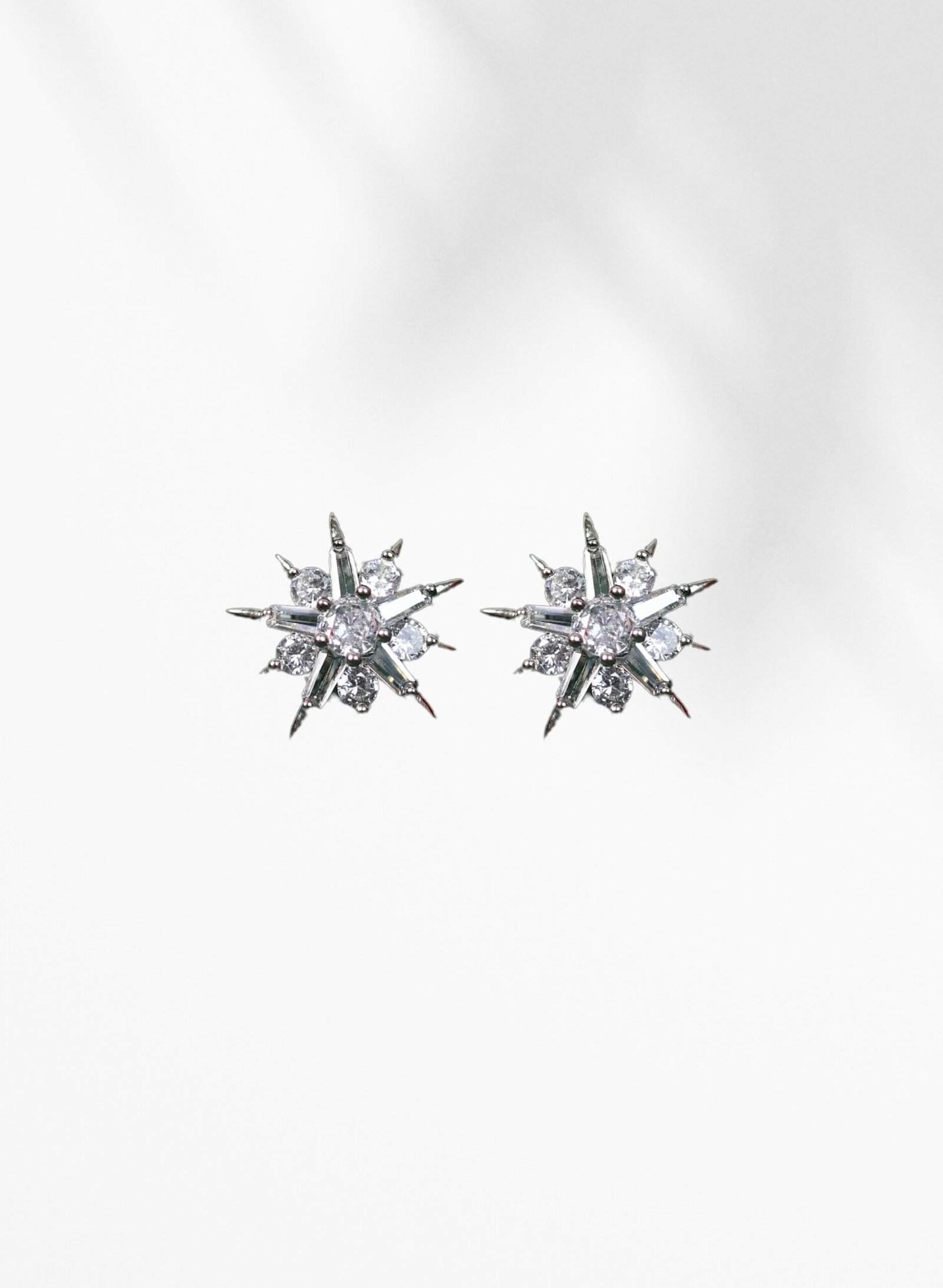Celestial Burst Diamond Stud Earring