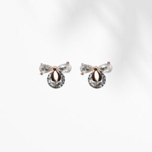 Crystal Bee Stud Earrings
