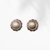 Vintage Pearl Blossom Studs